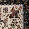 Tableau tapis persan Qom fait main Réf ID 902214