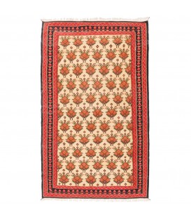 Персидский килим ручной работы Санандай Код 187395 - 98 × 159