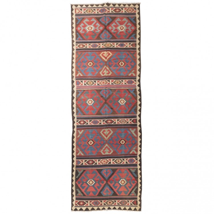 Персидский килим ручной работы Шахсевены Код 187370 - 136 × 406