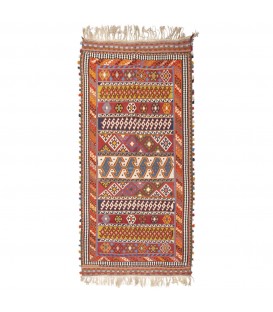 Персидский килим ручной работы Qашqаи Код 187381 - 145 × 296