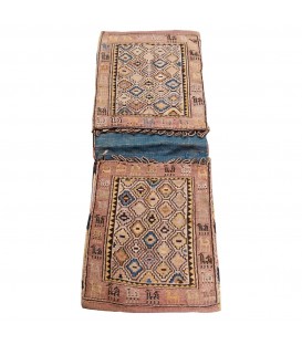 السجاد اليدوي الإيراني حقيبة السرج شرق أذربيجان رقم 187418