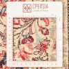 Tappeto persiano Qom annodato a mano codice 187427 - 85 × 70