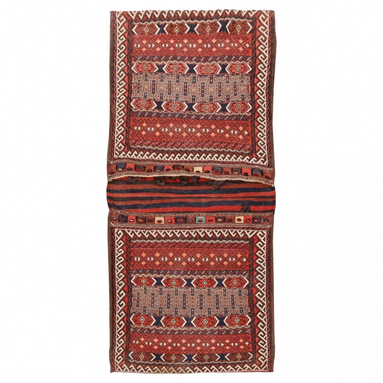 خورجین دستباف قدیمی یک متری آذربایجان شرقی کد 187416