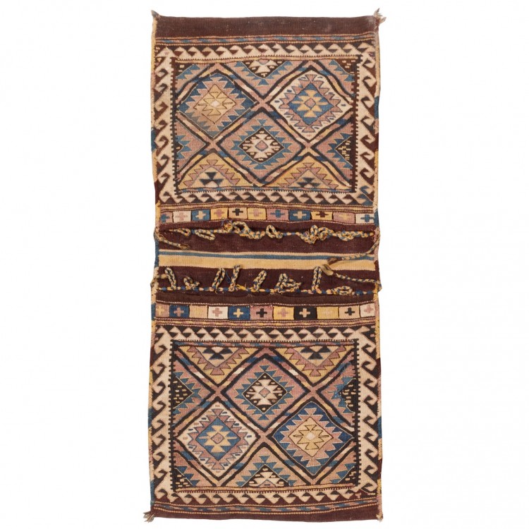 خورجین دستباف قدیمی یک متری آذربایجان شرقی کد 187415