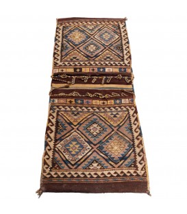 السجاد اليدوي الإيراني حقيبة السرج شرق أذربيجان رقم 187415