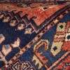 فرش دستباف قدیمی کناره طول سه و نیم متر ویس کد 187453