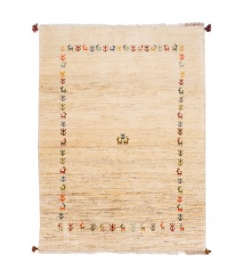 Персидский габбе ручной работы Фарс Код 122037 - 150 × 200