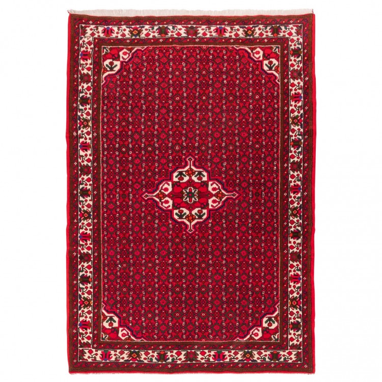 イランの手作りカーペット フセイン アバド 番号 179223 - 206 × 308