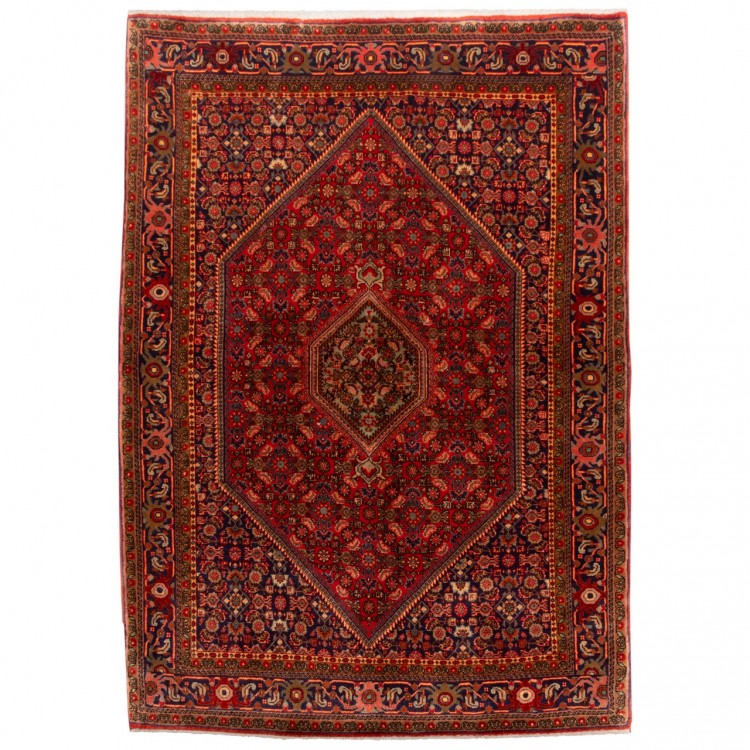 Персидский ковер ручной работы Биджар Код 179325 - 115 × 161