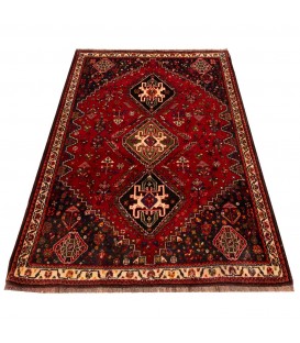 فرش دستباف قدیمی ذرع و نیم شیراز کد 179343