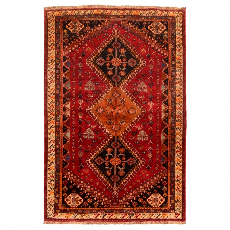 فرش دستباف قدیمی پنج متری شیراز کد 179258