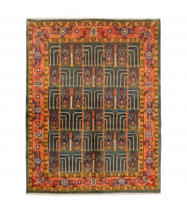 イランの手作りカーペット サブゼバル 番号 171645 - 150 × 191