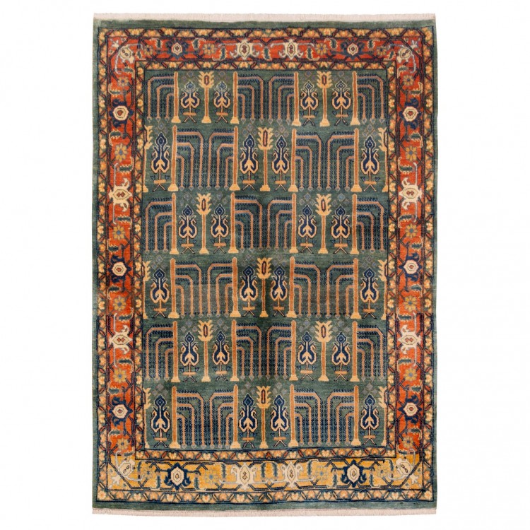 Tappeto persiano Sabzevar annodato a mano codice 171648 - 142 × 201