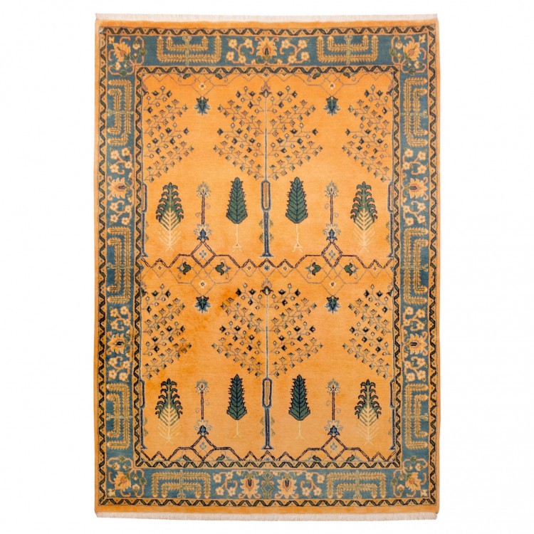 Персидский ковер ручной работы Сабзевар Код 171650 - 145 × 206