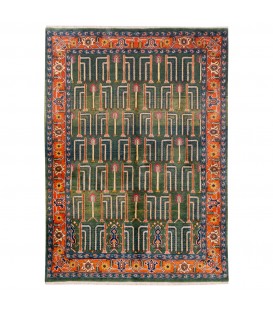 イランの手作りカーペット サブゼバル 番号 171653 - 149 × 207