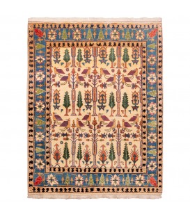 Tappeto persiano Sabzevar annodato a mano codice 171668 - 176 × 224