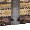 گلیم دستباف قدیمی کناره طول چهار متر شاهسون کد 187443