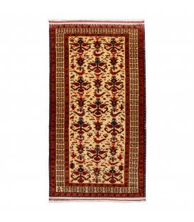 イランの手作りカーペット バルーチ 番号 179271 - 92 × 166