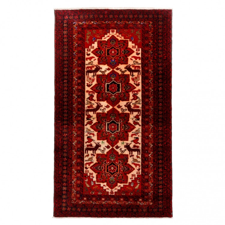 イランの手作りカーペット バルーチ 番号 179292 - 98 × 178