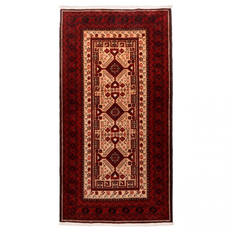 Tappeto persiano Baluch annodato a mano codice 179285 - 107 × 207