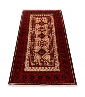 イランの手作りカーペット バルーチ 番号 179285 - 107 × 207