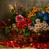 イランの手作り絵画絨毯 タブリーズ 番号 902289