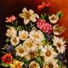 تابلو فرش دستباف گل در گلدان تبریز کد 902293