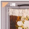 تابلو فرش دستباف گلهای لاله در گلدان تبریز کد 902306