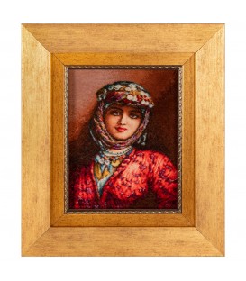 イランの手作り絵画絨毯 タブリーズ 番号 902320