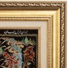 Tappeto persiano Qom a disegno pittorico codice 902329