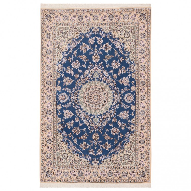 イランの手作りカーペット ナイン 番号 180091 - 130 × 201