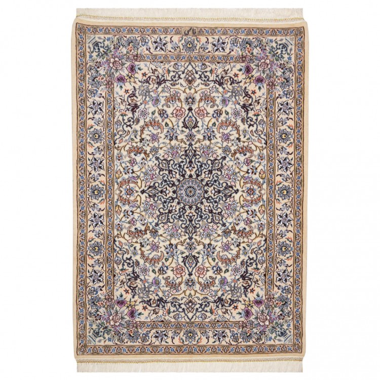 イランの手作りカーペット ナイン 番号 180109 - 103 × 150