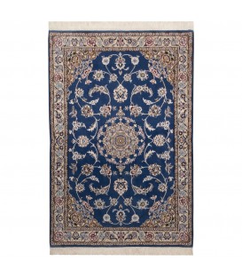イランの手作りカーペット ナイン 番号 180111 - 101 × 148