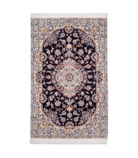 イランの手作りカーペット ナイン 番号 180118 - 103 × 158
