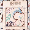 Tappeto persiano Nain annodato a mano codice 180119 - 100 × 146