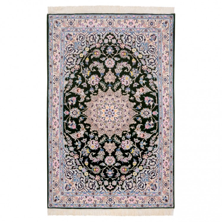 イランの手作りカーペット ナイン 番号 180122 - 100 × 145