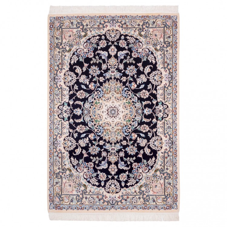 イランの手作りカーペット ナイン 番号 180134 - 103 × 153