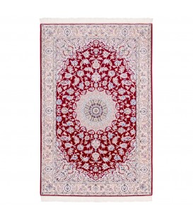 イランの手作りカーペット ナイン 番号 180164 - 128 × 208
