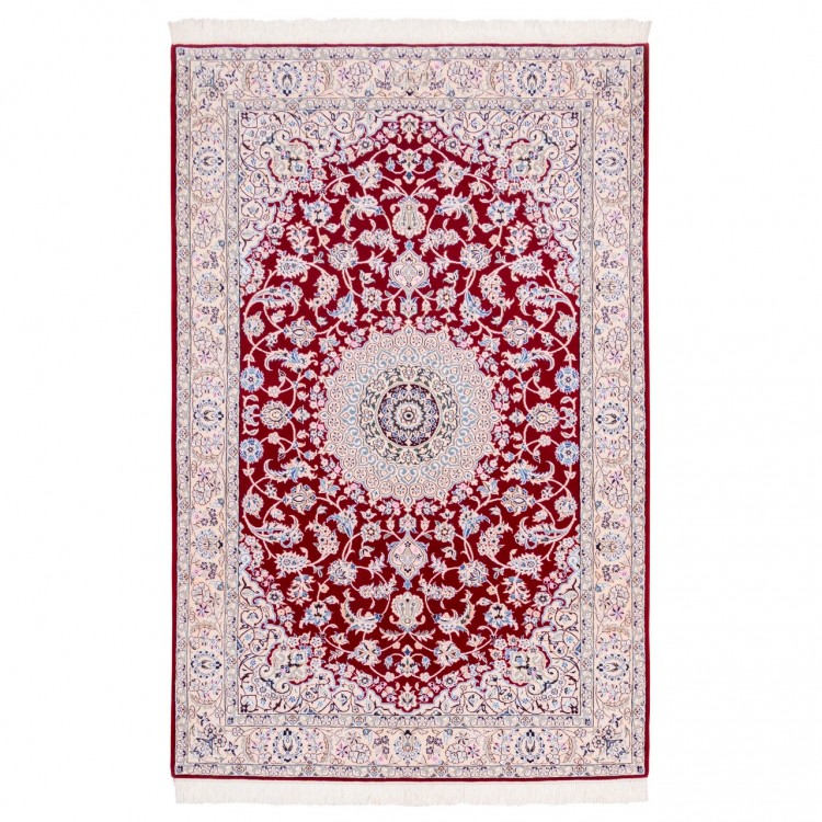 イランの手作りカーペット ナイン 番号 180164 - 128 × 208