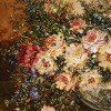 تابلو فرش دستباف گل در گلدان تبریز کد 902355