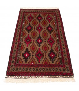 イランの手作りカーペット バルーチ 番号 141133 - 92 × 158