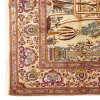 Tappeto persiano Kashan annodato a mano codice 141140 - 139 × 222