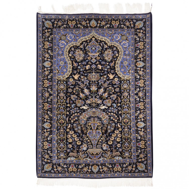 Персидский ковер ручной работы Кашан Код 141142 - 142 × 202
