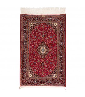 Персидский ковер ручной работы Кашан Код 141144 - 141 × 223