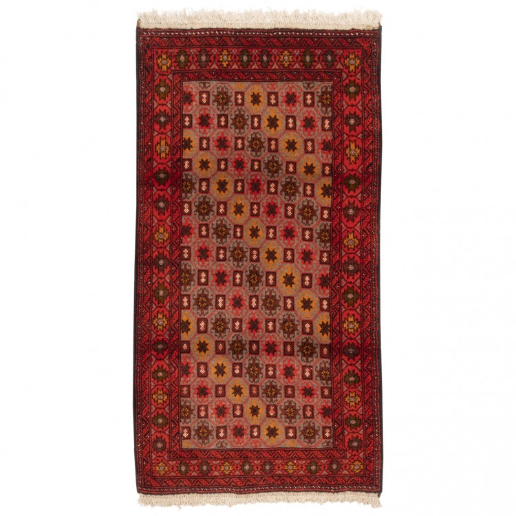 Tappeto persiano Baluch annodato a mano codice 141152 - 96 × 180