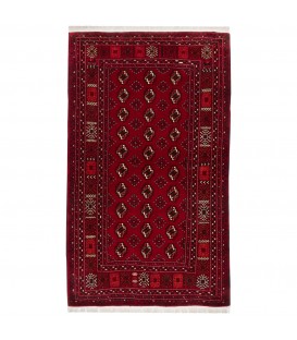 Tappeto persiano turkmeno annodato a mano codice 141159 - 113 × 191