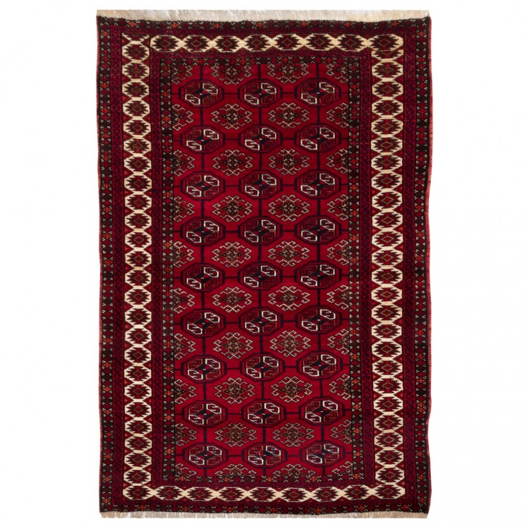 Персидский ковер ручной работы туркменский Код 141166 - 123 × 180