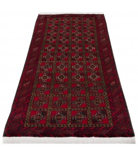 イランの手作りカーペット バルーチ 番号 141167 - 97 × 186