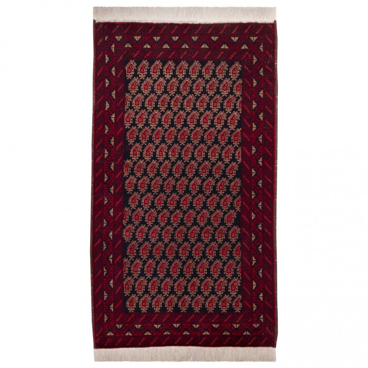 Персидский ковер ручной работы Балуч Код 141175 - 100 × 175