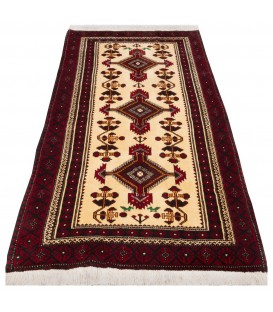 イランの手作りカーペット バルーチ 番号 141177 - 93 × 172